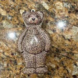 Silver Cranes sweet dream character tin Brown Bear Shaped Cookie cutter included